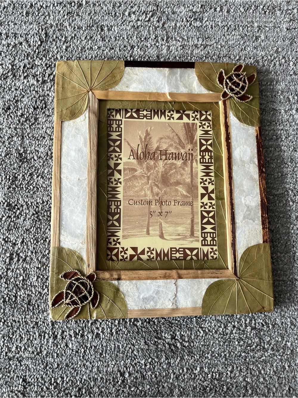 NWOT Aloha Hawaii Custom Photo Frame 5x7